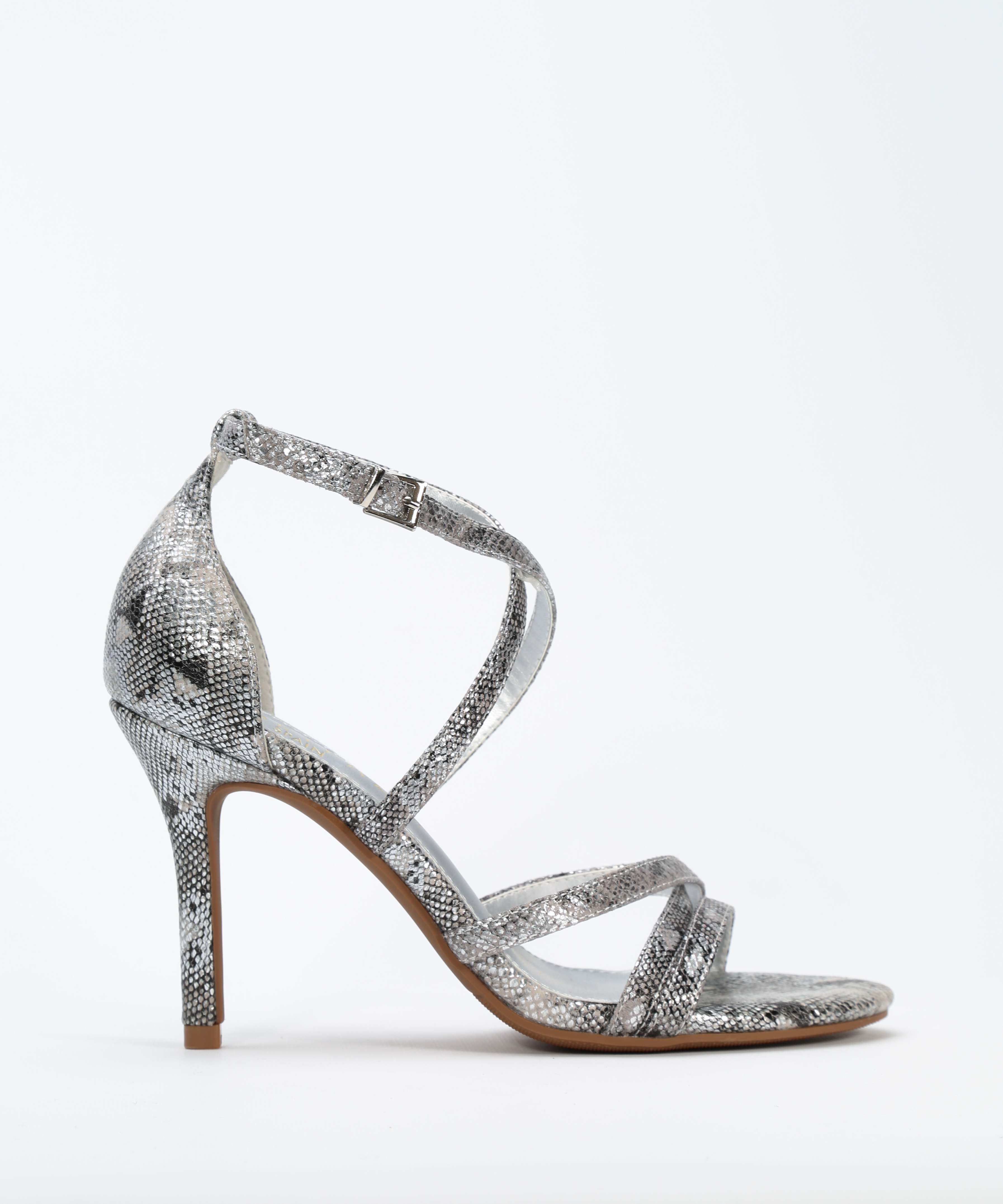 Sandalias animal print tacón fino image number null